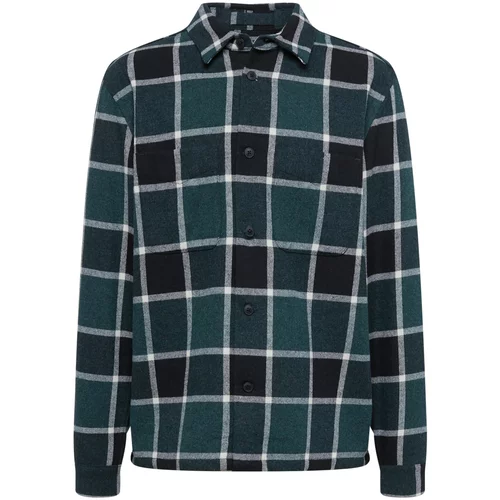 Minimum Prehodna jakna 'LAUREL' temno zelena / črna / bela