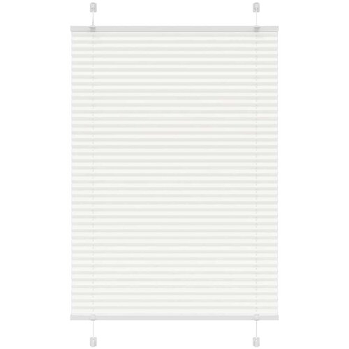 vidaXL Plisirana roleta bijela 85x100 cm širina tkanine 84,4 cm Cene