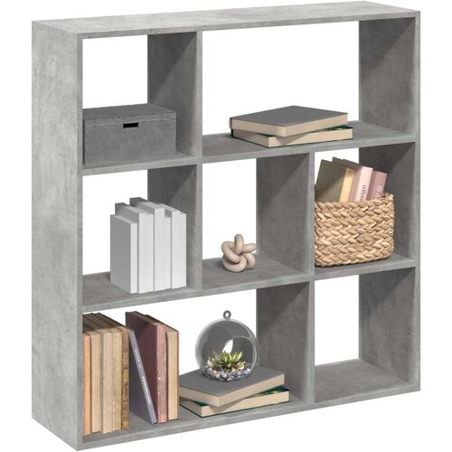 vidaXL Sobna pregrada / regal za knjige sivi 102x29x103,5 cm drveni Cijene