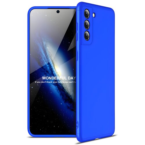 GKK Zaštitna futrola 360 - Prednji i stražnji poklopac cijelog mobitela za Samsung Galaxy S21 Plus 5G/Galaxy S30 Plus - Plava Cene