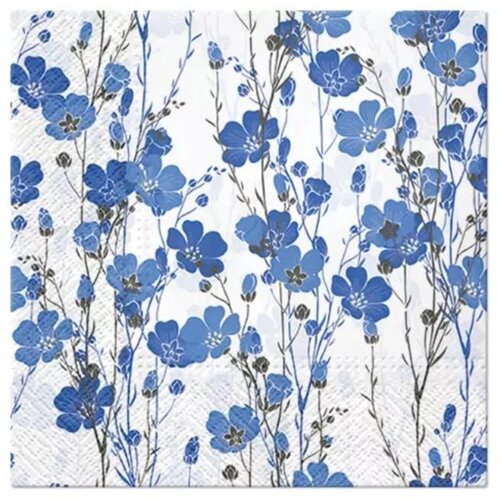  Serviete za decoupage Flax Plants - 1 kos Slike