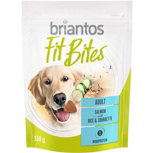briantos FitBites" losos z rižem & bučkami - 150 g vrečka Cijene