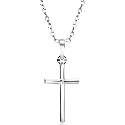 IZMAEL Ogrlica US-34222 Cross - Srebrna Cene