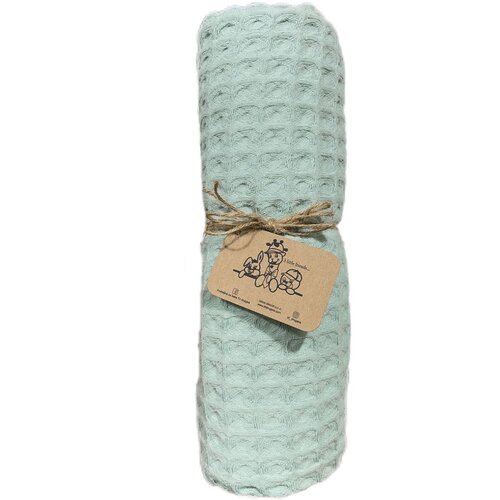 Tri Drugara waffle prekrivač 114x78cm mint Slike