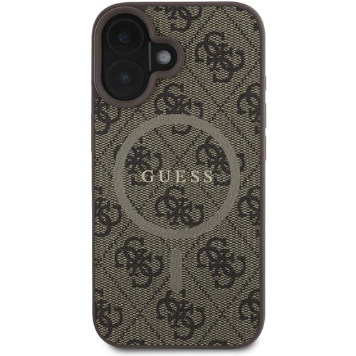 Guess Zaščitni ovitek za iPhone 16 MagSafe Printed 4G, Rjava, (21730977) Cene