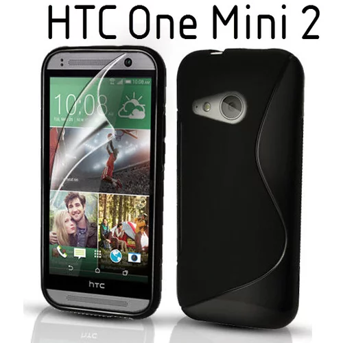  Gumijasti / gel Sline etui za HTC One Mini 2 - črni