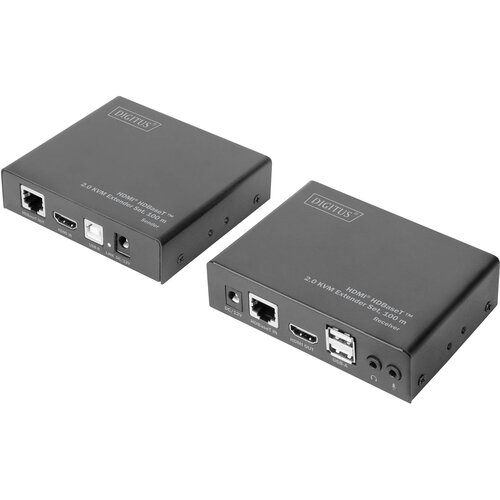 Digitus 4K HDMI HDBaseT&amp;trade; 2.0 KVM extender set, 100 m Slike
