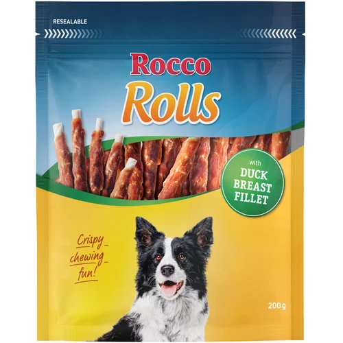 Rocco Rolls žvečilni zvitki - S filejem račjih prsi 200 g