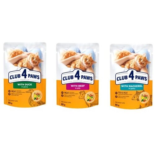 Normandise Club4Paws sos za mačke Cat - Pačetina 85g Cene