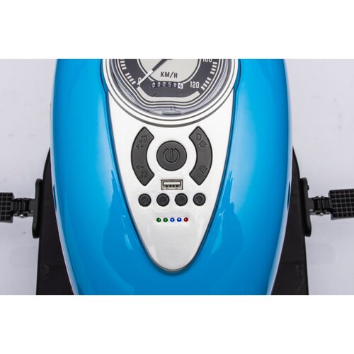 Lean Toys Otro&amp;scaron;ki trikolesni motor 2x800w modra Slike