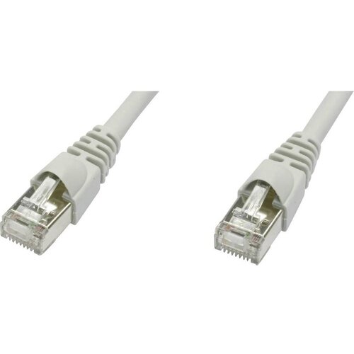 Telegärtner L00005D0035 RJ45 omrežni kabel\, Patch kabel CAT 5e F/UTP 10.00 m siva ognjevaren\, z za&scaron;čitnim zapornim zatičem 1 kos, (20418919) Cene