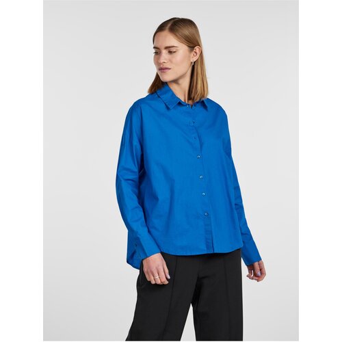 Pieces Blue Ladies Shirt Tanne - Women Cijene