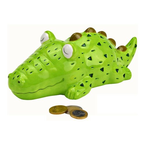  Kasica crocodile green 22x8x11 cm ( 10039294 ) Cene