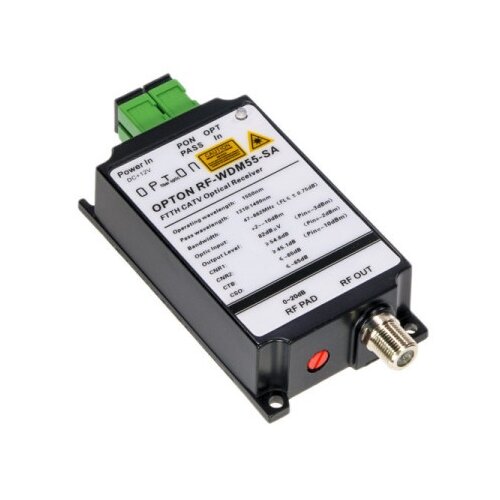 Opton FTTH CATV Aktivni optički prijemnik 1550nm WDM ( PL045 ) Slike
