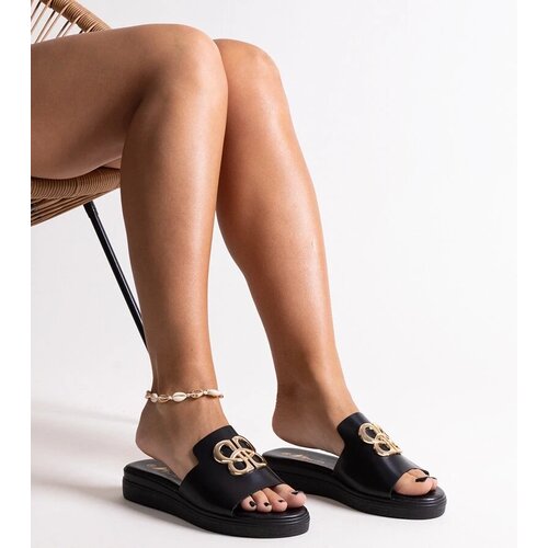 D/CEO Black sandals on a block heel Millo Cene