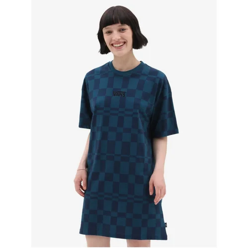 Vans Dark blue ladies plaid dress - Ladies