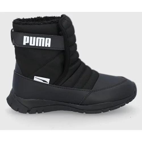 Puma Dječje zimske čizme Nieve Boot WTR AC PS boja: crna