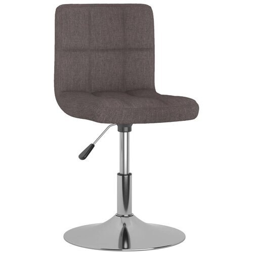 VidaXL Vrtljiv jedilni stol taupe blago, (20940360) Slike