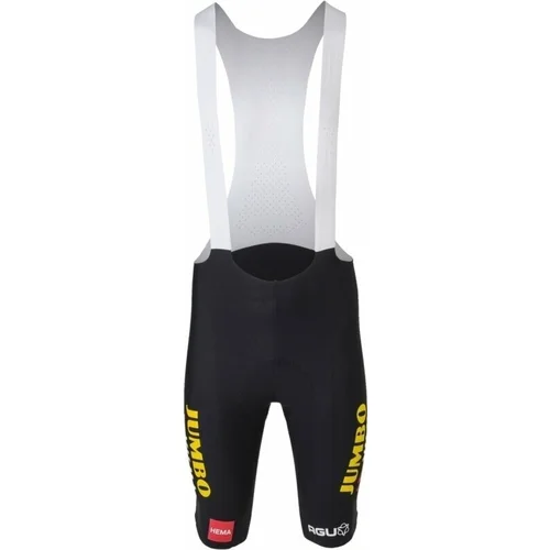 Agu Premium Replica Bibshort Team Jumbo-Visma Men Black 2XL Kolesarske hlače