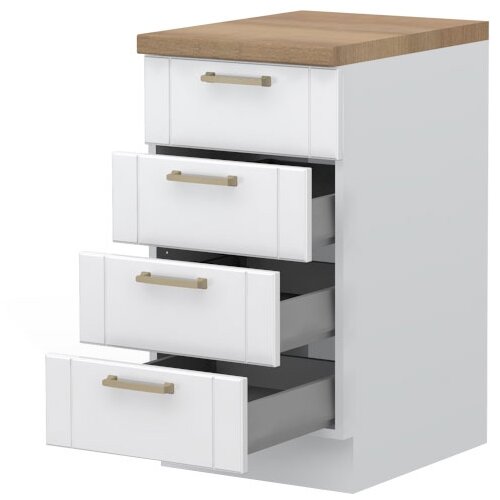 Jela ELEMENT ZA KUHINJU TARA R-45-4MBOX SA METALNIM LADICAMA-Bimat lak Slike