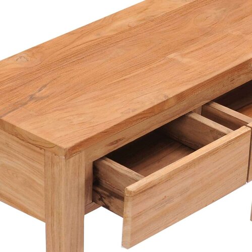  Konzolni stol 110 x 35 x 75 cm od masivne tikovine Slike