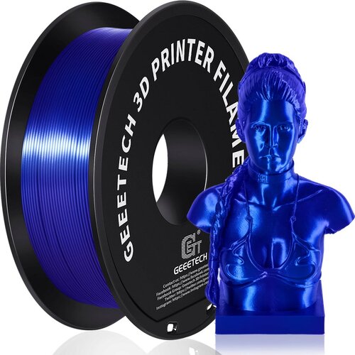 GEEETECH Silk PLA Royal Blue Slike