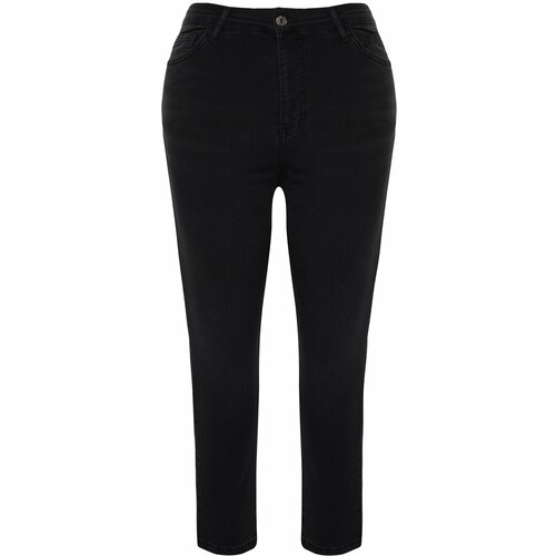 Trendyol Curve Black Slimming Effect Super High Waist Skinny Jeans Slike