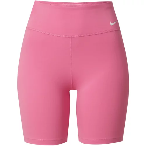 Nike Športne hlače 'One' svetlo roza / bela