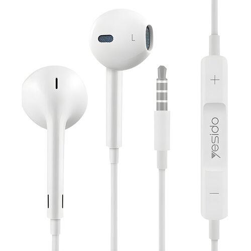 Yesido YH09 U&scaron;ne slu&scaron;alice Aux 3.5mm - Bijela Cijene