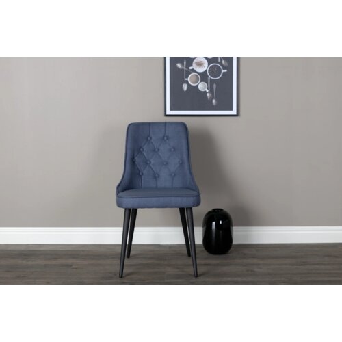 Venture Home Velvet blagovaonska stolica, plava, set od 2 Slike