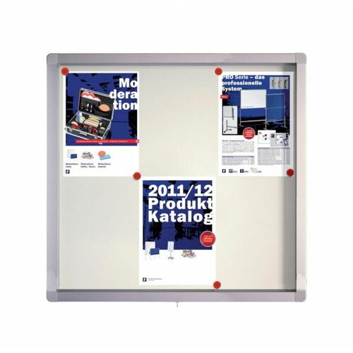 Tabla oglasna 2x3 2X3 SK6SE bela magnetna, vodootporna, 6xA4, vrata, staklo ( H297 ) Slike