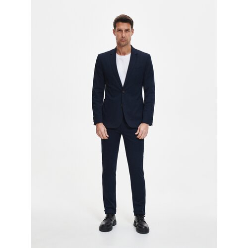 Reserved - Suknjič slim fit - Mornarsko modra Cene