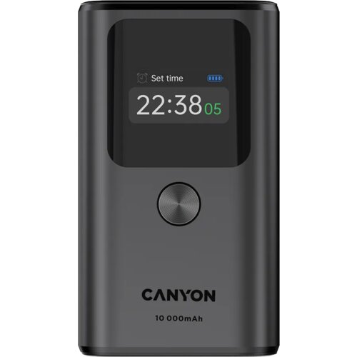 Power bank OnPower 130 TFT 10000 mAh PD30W Dark Grey Cene