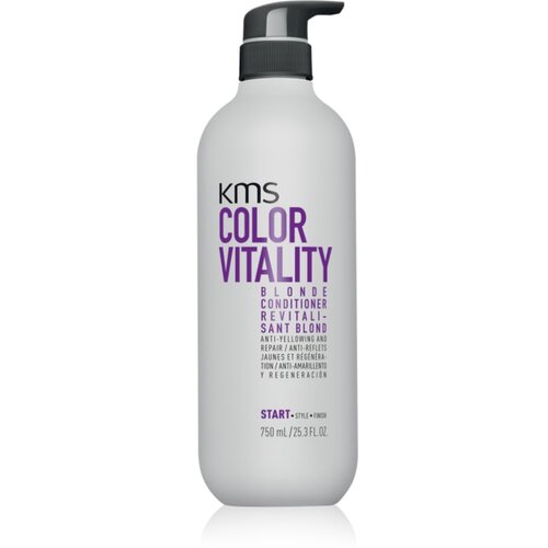 KMS Color Vitality Blonde Conditioner hidratantni regenerator za plavu kosu 750 ml Slike