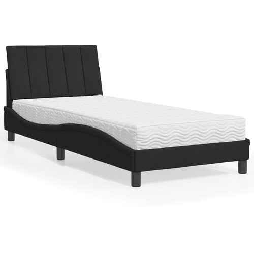 Krevet s madracem Hanko crni 90x190 cm bar&scaron;unasti Cijene