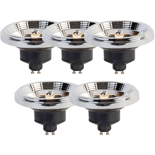 LUEDD Komplet 5 GU10 3-stopenjskih zatemnilnih LED žarnic AR111 11W 620lm 2000-3000K Cene