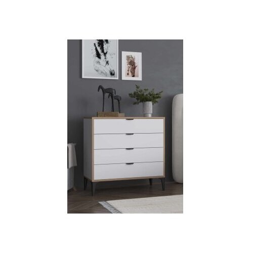 Hanah home komoda arden 4 white Slike