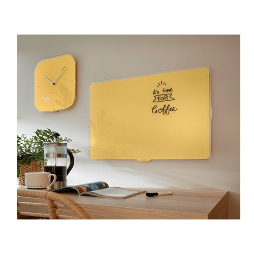 Zweckform Tabla steklena 60x80 leitz cosy rumena 70430019 Slike