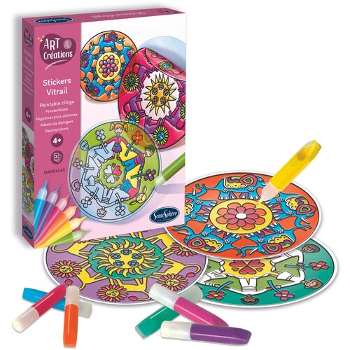 Sentosphere Art & Creations Stickers Vitrail - Mandale, (21336772) Cene
