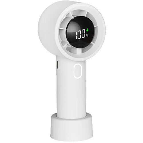 Venisymlis Prenosni Ročni Turbinski Ventilator Z Digitalnim Zaslonom 1500 Mah - Bel, (22070449) Cene