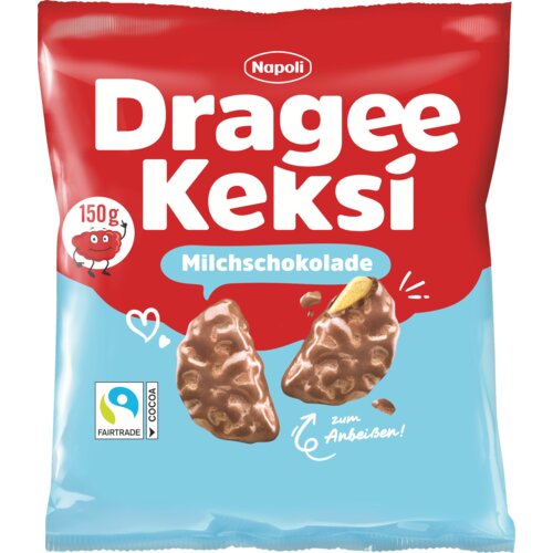 Napoli Draže keksi mlečna čokolada - 150 g Cene