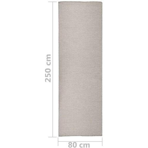  tepih ravnog tkanja 80 x 150 cm svijetlo sivi Slike