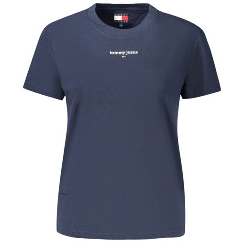 Tommy Hilfiger ženska majica kratkih rukava s vezenim logom tamnoplava Cijene
