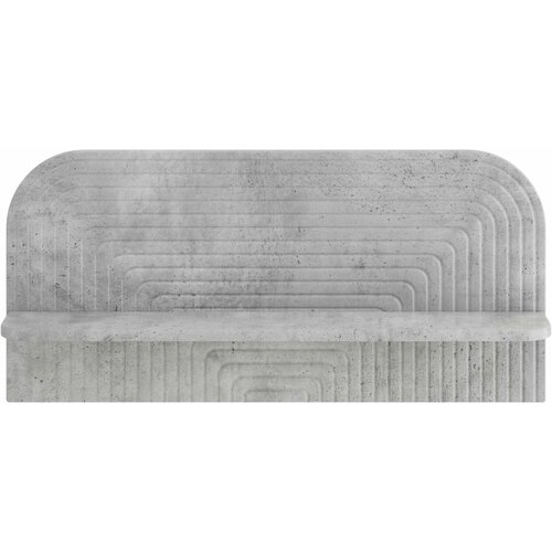  Zidna polica 2 kom. Betonska siva 80,5 x 13,5 x 37,5 cm Slike