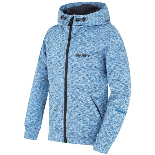 Husky Children's hooded sweatshirt Alony K blue Slike