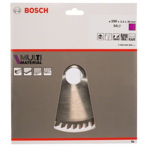 Bosch LIST ŽAGE ZA KOVINO 190X2.4/1.8X30 54 ZOB Slike