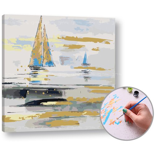  Slikanje brojevima BRODOVI NA MORU - mala težina | low difficulty Cijene