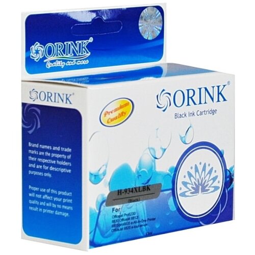 Orink Zamjenska tinta HP 934XL C2P23AE Crna Slike