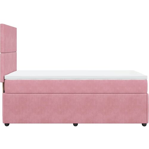 Box spring krevet s madracem ružičasti 90x200 cm bar&amp;scaron;unasti Slike