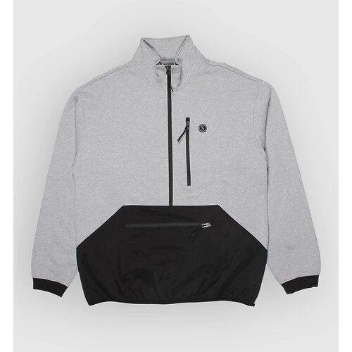 Salty Crew Quay Tech Half-Zip Pulover iz flisa grey heather Slike